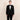 Luxury Black Tuxedo Set Featuring Exquisite 3D Crystal Embroidery
