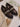 BROWN LEATHER SLIP-ONS