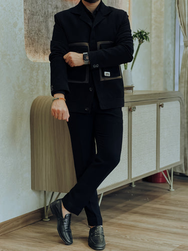 CORDUROY BOMBER JACKET WITH PATCH POCKET