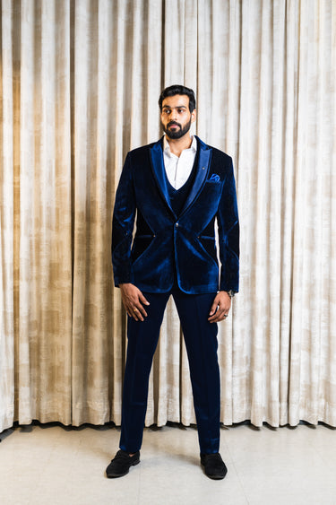 Designer Velvet Suit 3 piece
