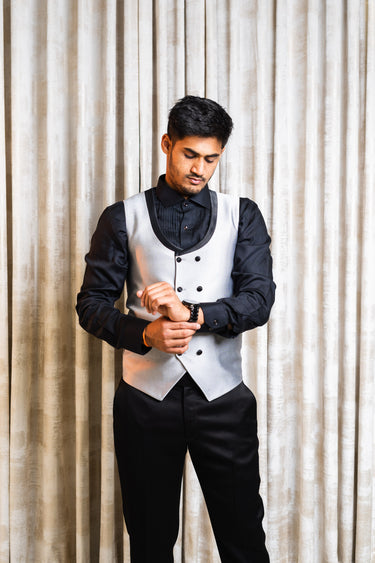 Classic SIlver Tuxedo 3 piece