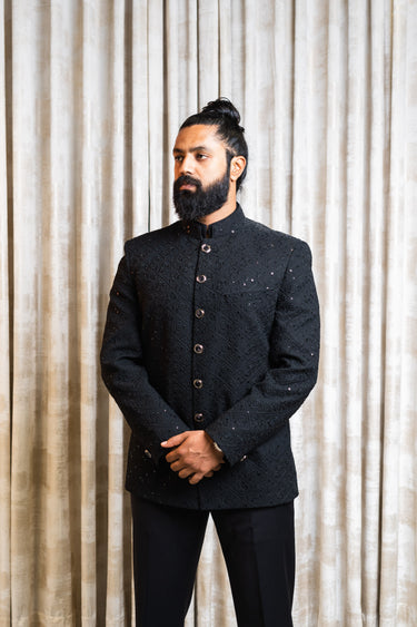 Lucknowi Embroidered Jodhpuri Jacket