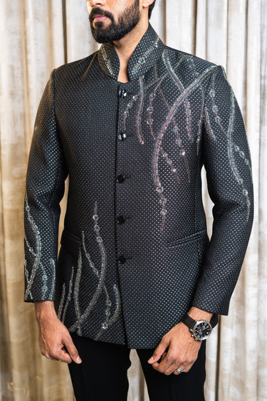 High Neck Zardosi Jodhpuri