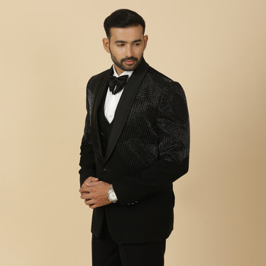DRIP EMBROIDERY TUXEDO