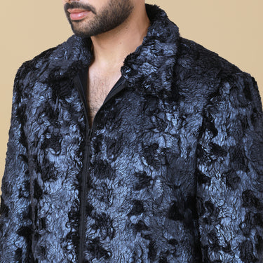 FAUX FUR BOMBER JACKET
