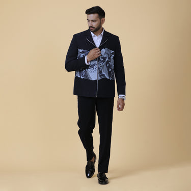 STATEMENT WAVES BOMBER JACKET