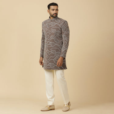 ABSTRACT WAVES SHERWANI