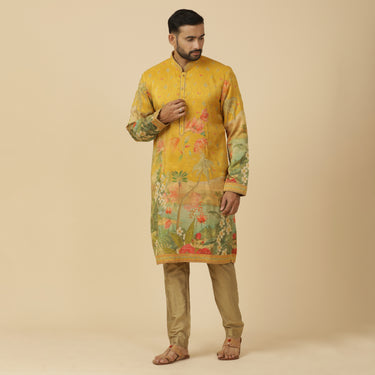 SCENIC FLORAL KURTA
