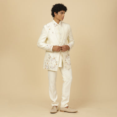 PASTEL JODHPURI COAT