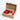Red tie with blue polka sqaures box set
