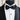 Butterfly bow tie with Embroiderr