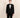 Premium Black Embroidered Tuxedo with 3D Crystal Detailing