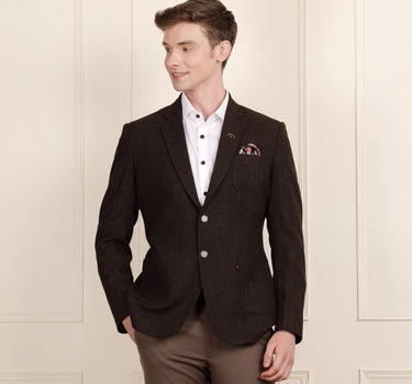 Brown Blazer Coat