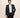 Suede green blazer coata