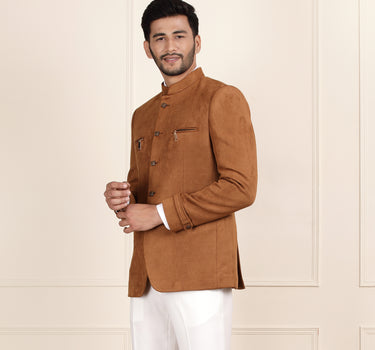 Tan Colour Jodhpuri Coat for Men