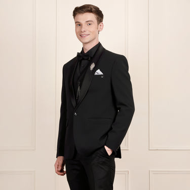 Tuxedo Suite for  Stylish Look with Waistcoat, Pant and Bow