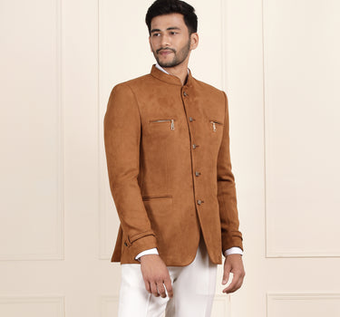 Tan Colour Jodhpuri Coat for Men