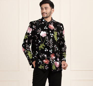 CROSS CURVED JODHPURI WITH PANT FABRIC