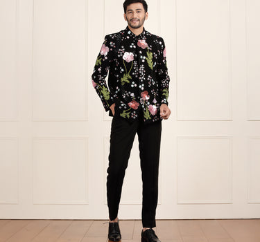 CROSS CURVED JODHPURI WITH PANT FABRIC