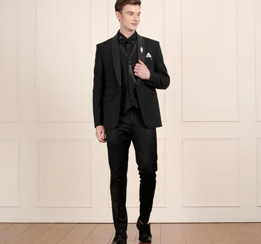 3 Piece tuxedo waistcoat pant and bow