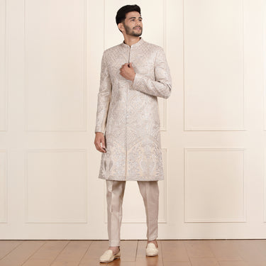 Golden Color Sherwani for Men
