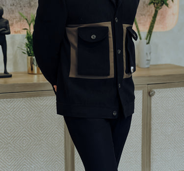 CORDUROY BOMBER JACKETR WITH PATCH POCKET