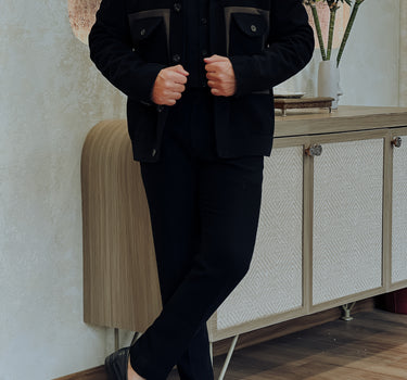 CORDUROY BOMBER JACKETR WITH PATCH POCKET