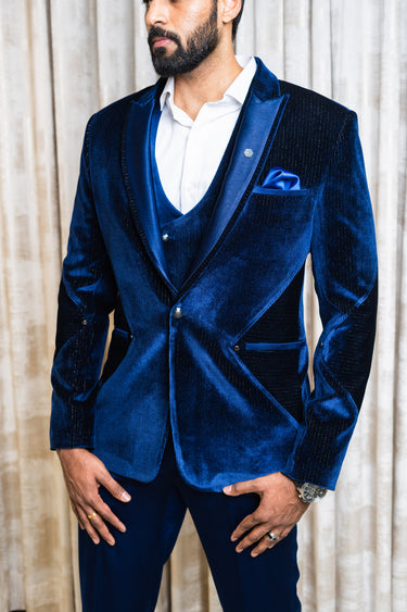 Designer Velvet Suit 3 piece