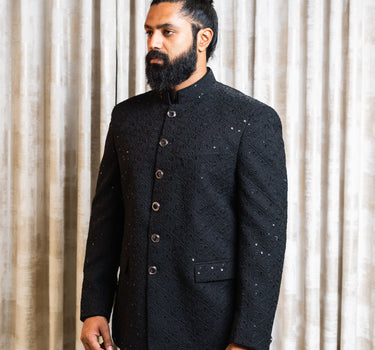 Lucknowi Embroidered Jodhpuri Jacket