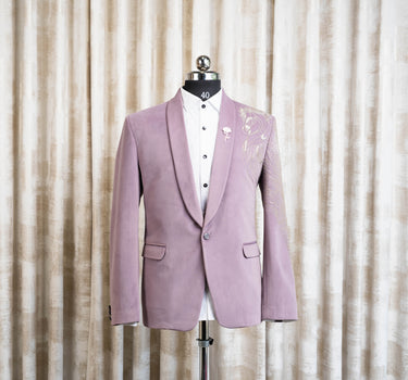 Velvet Embroidered Tuxedo