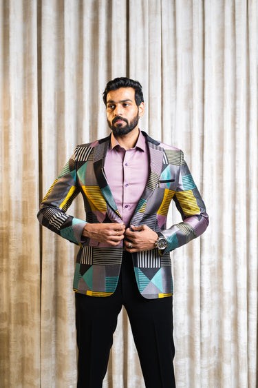 Multicolored Party Jacket