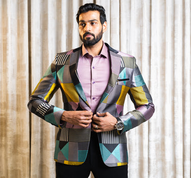 Multicolored Party Jacket