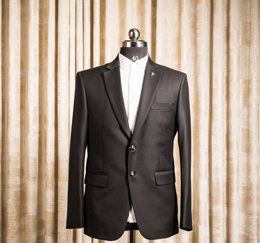 2 BUTTON SUIT WITH PANT FABRIC