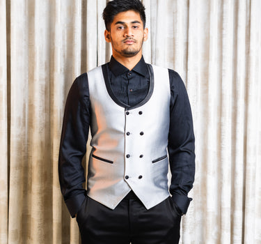 Classic SIlver Tuxedo 3 piece