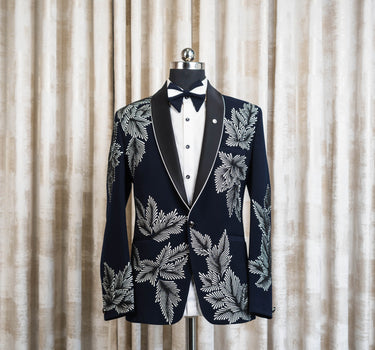 Intricate Embroidery Tuxedo