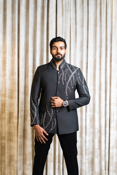 High Neck Zardosi Jodhpuri