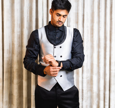 Classic SIlver Tuxedo 3 piece