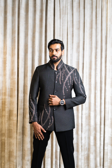 High Neck Zardosi Jodhpuri