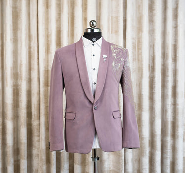 Velvet Embroidered Tuxedo