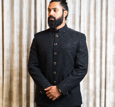 Lucknowi Embroidered Jodhpuri Jacket