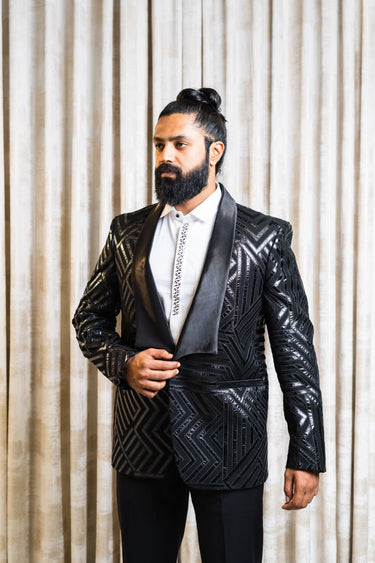 Designer Satin Tape Tuxedo