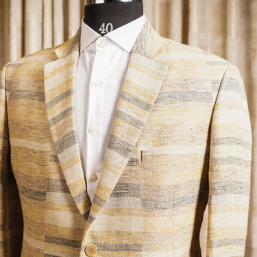 HORIZONTAL STRIPPED BLAZER