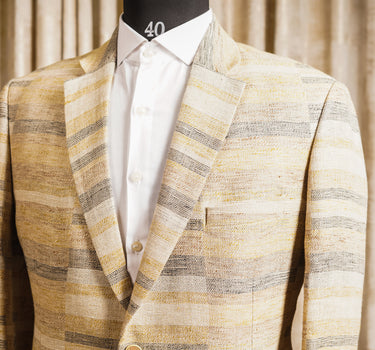 HORIZONTAL STRIPPED BLAZER