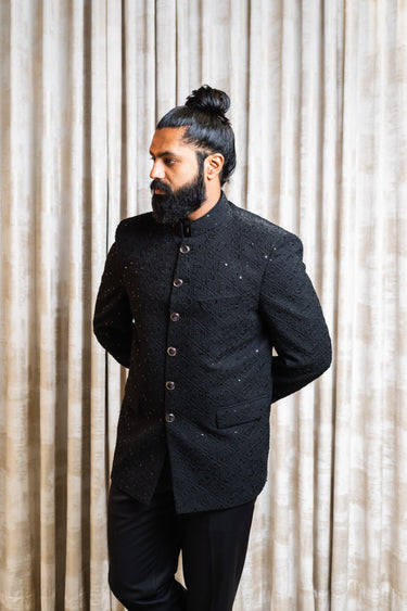 Lucknowi Embroidered Jodhpuri Jacket