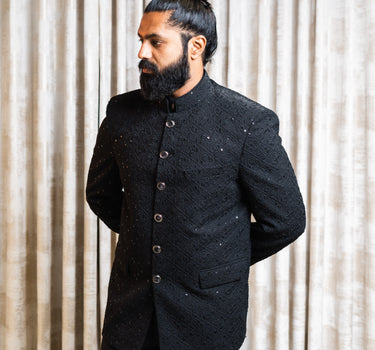 Lucknowi Embroidered Jodhpuri Jacket