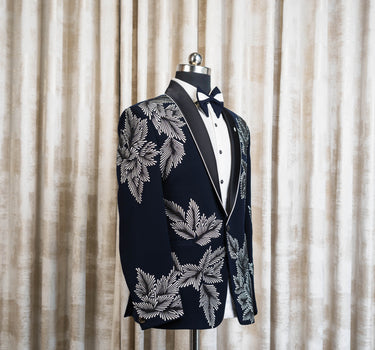 Intricate Embroidery Tuxedo