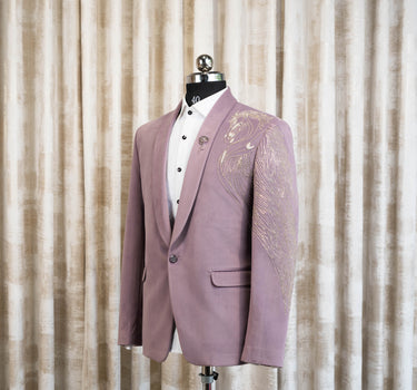 Velvet Embroidered Tuxedo