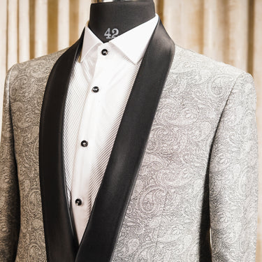 JAQUARD PRINTED TUXEDO