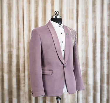 Velvet Embroidered Tuxedo