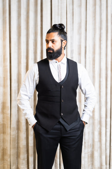 Designer Jaquard Tuxedo 5 piece